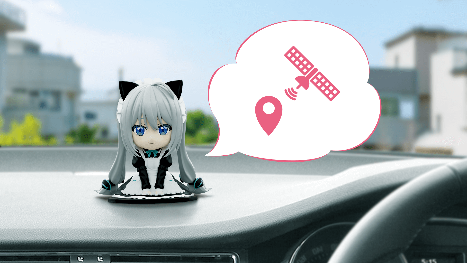 フィギュア型GPSレシーバー ちびロイド 霧島レイ ちびレイモデル