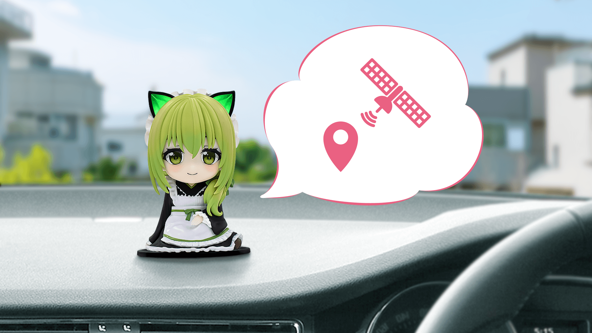 フィギュア型GPSレシーバー ちびロイド 葵 茶々 ちび茶々モデル