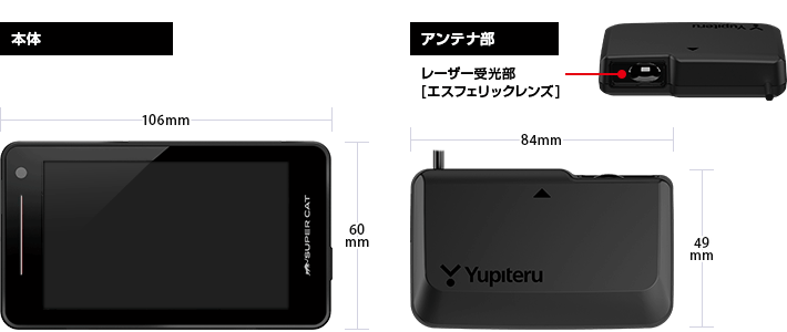 レーザー＆レーダー探知機 YK-3000