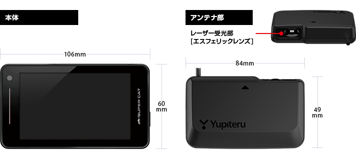 レーザー&レーダー探知機 YK-3100