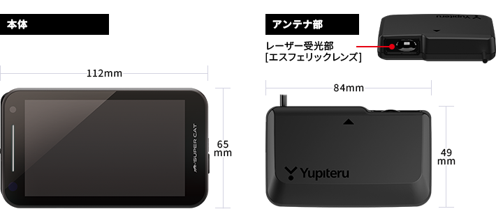 レーザー＆レーダー探知機 YPK-32L
