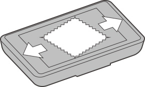 レーダー探知機の液晶表面をきれいにする