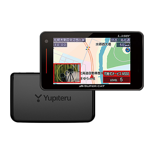 ユピテルGPSレーダー探知機　フルマップ搭載！OBD2接続対応！動作良好！ LS740 レーザー&レーダー探知機【2025年秋版地図搭載モデル