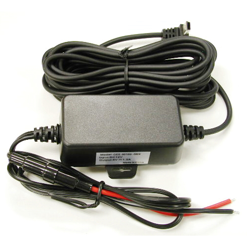 5Vコンバーター付電源直結コード（約4m）