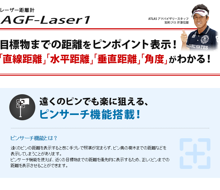 ATLAS (アトラス) レーザー距離計 AGF-Laser1