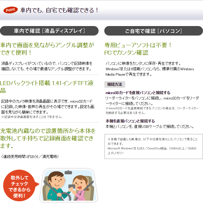 ドライブレコーダー DRY-Slim1