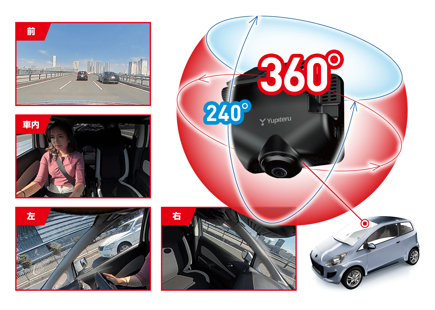 360°ドライブレコーダー Q-31R