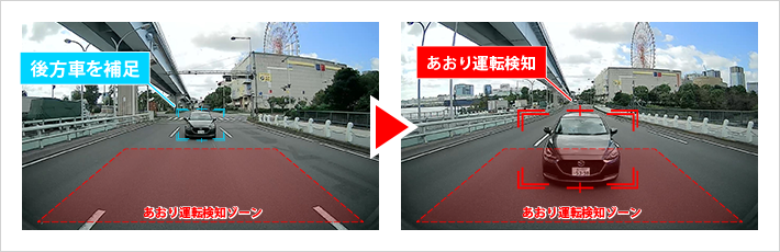 全周囲360°&リアカメラドライブレコーダー Q-33R