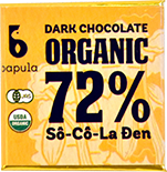 オーガニックダークチョコレート 72％