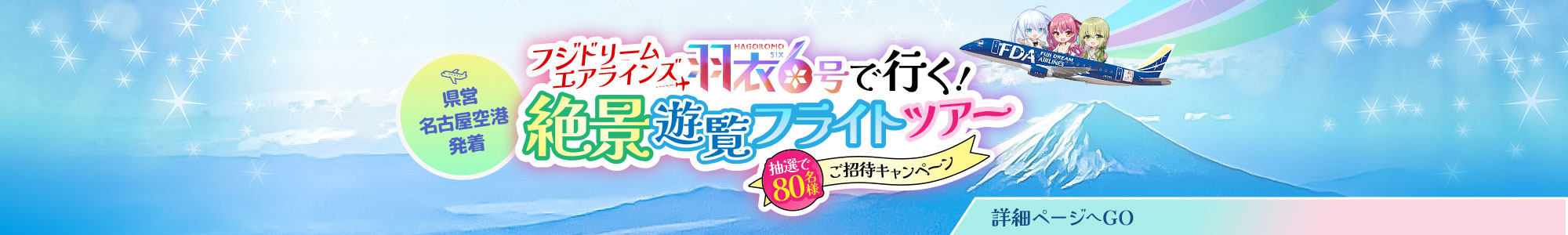 フジドリームエアライズ羽衣6号で行く！静岡絶景遊覧フライトツアー