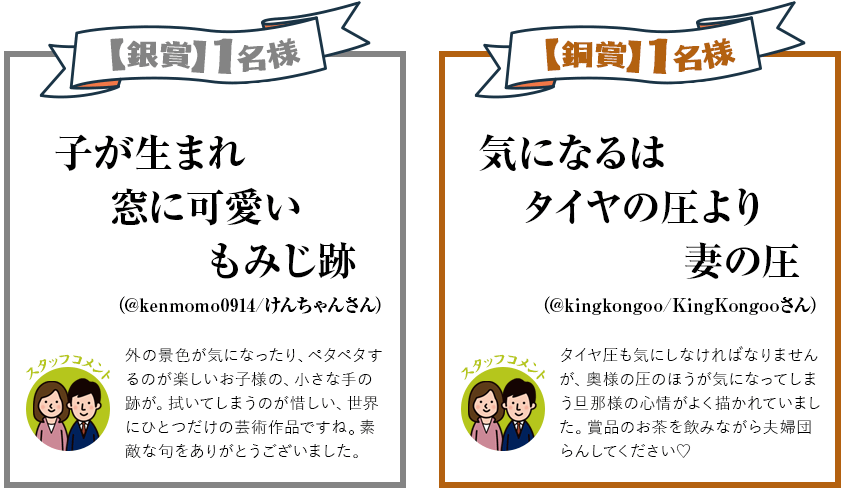 銀賞・銅賞